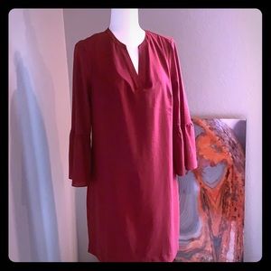 J.Crew cranberry dress
